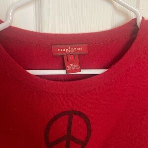 Sundance Red Peace Sign Shirt